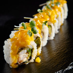 Sushi Rolls w/ Mango Sauce